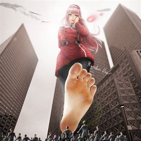 giantess feet|giantess, GTS, Feet / Zero Two Plays With Ichigo .